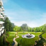 المساحات الخضراء في كمبوند ذا كانيون مدينة المستقبل